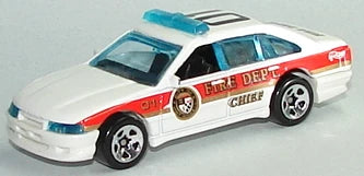 Hot Wheels 1997 Multipack Exclusive, Police Cruiser, NEW/LOOSE, white