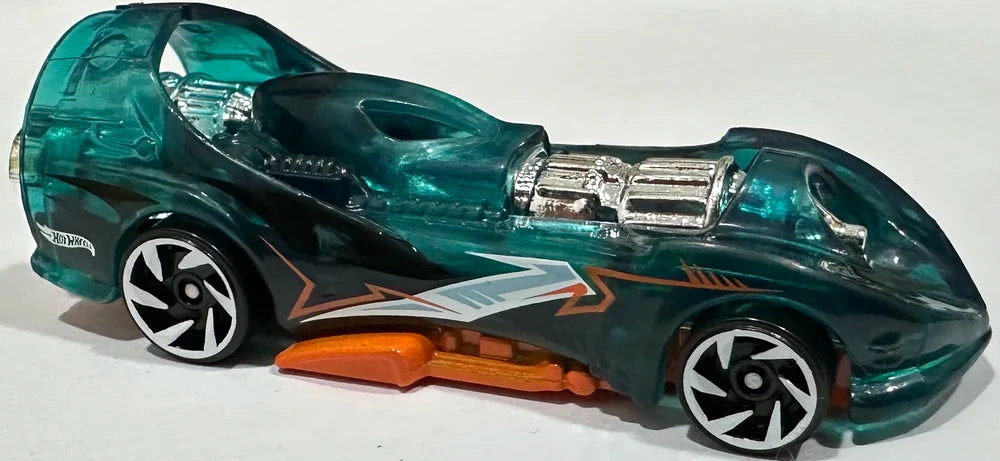 Hot Wheels 2025 #109/250 Power Rocket, NEW/LOOSE translucent teal
