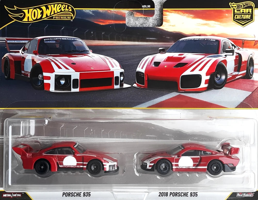 Hot Wheels 2026 Premium Car Culture 2-Pack, Porsche 935 & 2018 Porsche 935