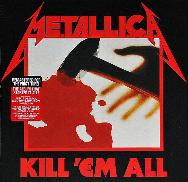 Metallica - Kill 'em All, LP, 12" vinyl, remaster, Blackened – BLCKND003R-1