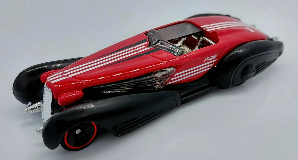 Hot Wheels 2025 #024/250 Custom Cadillac Fleetwood, TARGET RED EDITION, NEW/LOOSE, red