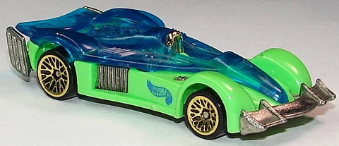 Hot Wheels 1996 First Editions #7/12 Road Rocket, light green (gold LW)