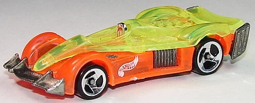 Hot Wheels 1997 #532, Road Rocket, NEW/LOOSE, clear orange