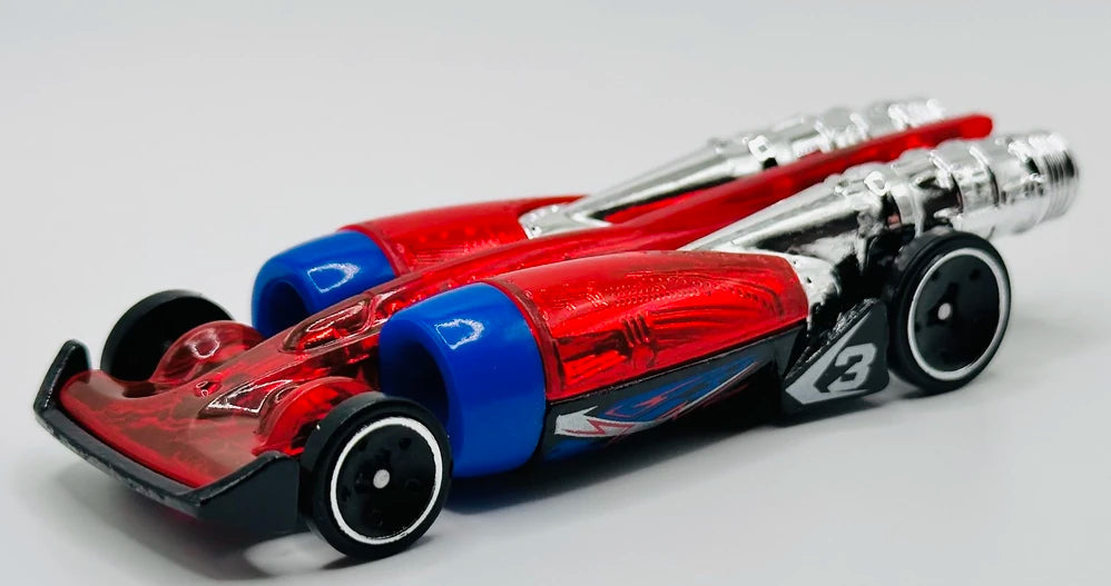Hot Wheels 2025 #136/250 Salt Shaker, NEW/LOOSE, transparent red