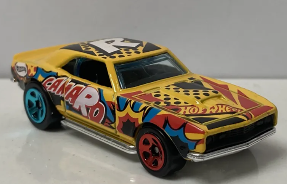 Hot Wheels 2023 #063/250 '68 COPO Camaro, NEW/LOOSE, mustard