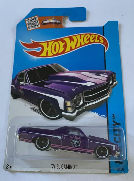 Hot Wheels 2013 HW City Series #018/250 '71 El Camino, purple