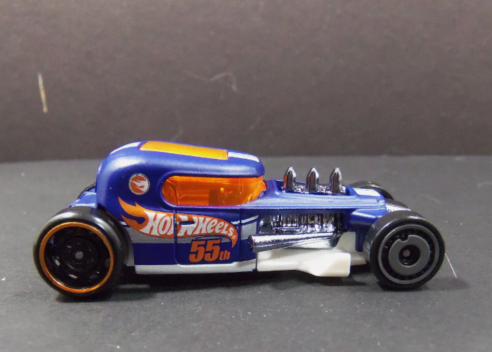 Hot Wheels 2023 #111/250 Mod Rod, TREASURE HUNT, NEW/LOOSE, matte HW racing blue
