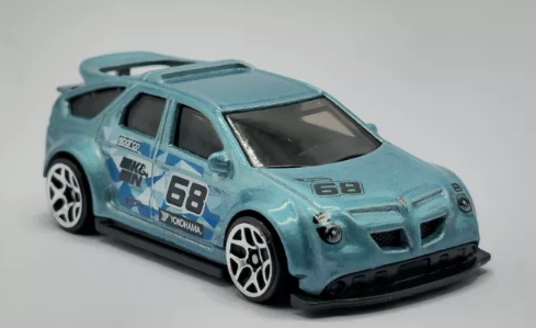 Hot Wheels 2024 #111/250 Pontiac Aztek Custom, NEW/LOOSE, metalflake robin egg blue
