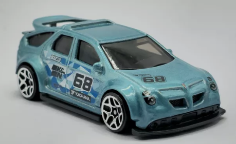 Hot Wheels 2024 #111/250 Pontiac Aztek Custom, NEW/LOOSE, metalflake robin egg blue