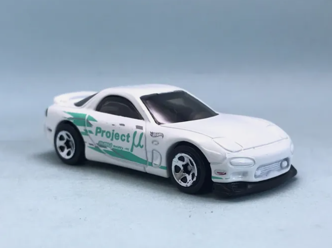 Hot Wheels 2024 #170/250 '95 Mazda RX-7, NEW/LOOSE, white