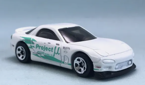 Hot Wheels 2024 #170/250 '95 Mazda RX-7, NEW/LOOSE, white
