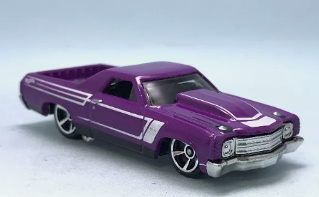 Hot Wheels 2024 #132/250 '71 El Camino, NEW/LOOSE, purple