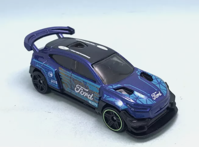 Hot Wheels 2024 #129/250 Ford Mustang Mach-E, TREASURE HUNT, NEW/LOOSE, dark blue