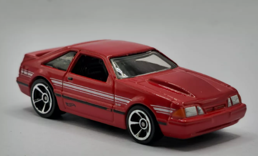 Hot Wheels 2024 #194/250 '92 Ford Mustang, NEW/LOOSE, red