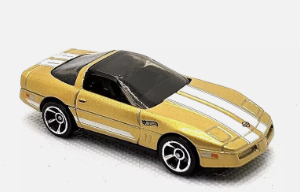 Hot Wheels 2023 #074/250 '84 Corvette, NEW/LOOSE, metalflake champagne