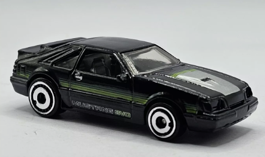 Hot Wheels 2023 #025/250 '84 Mustang SVO, NEW/LOOSE, black