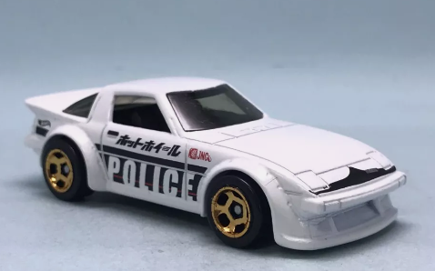 Hot Wheels 2024 #080/250 Mazda RX-7, NEW/LOOSE, white