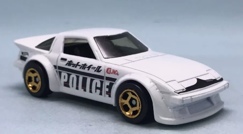Hot Wheels 2024 #080/250 Mazda RX-7, NEW/LOOSE, white