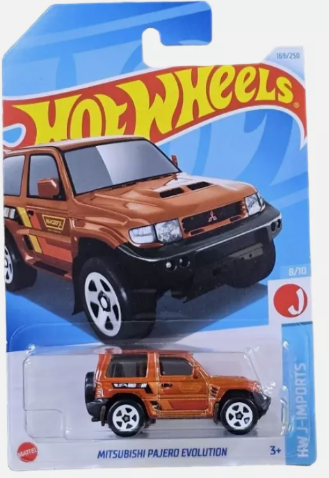 Hot Wheels 2024 #169/250 Pajero Evolution, burnt orange
