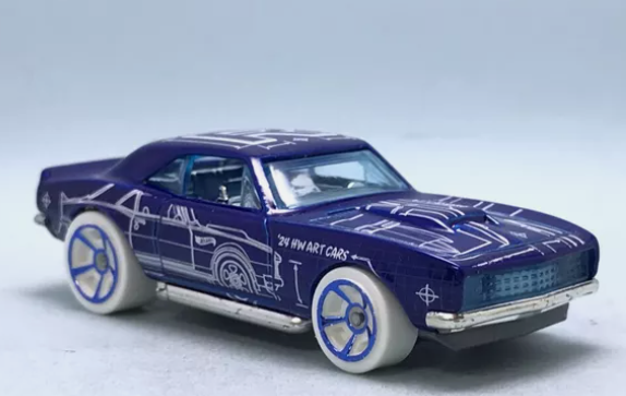 Hot Wheels 2024 #084/250 '67 Camaro, NEW/LOOSE, indigo blue