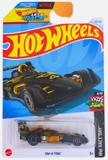 Hot Wheels 2024 #101/250 HW-4-Trac, olive green/black