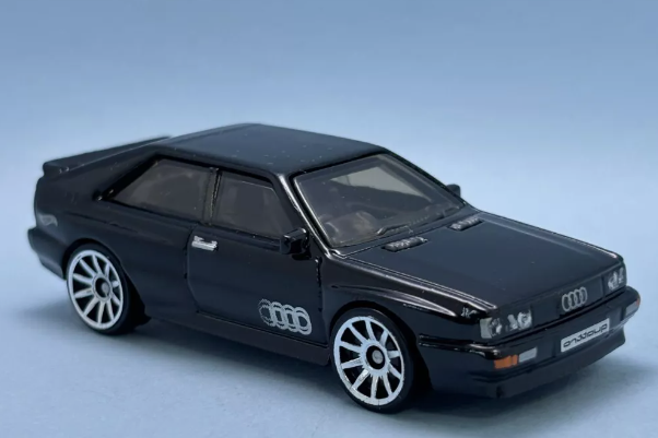 Hot Wheels 2024 #102/250 '87 Audi Quattro, NEW/LOOSE, black