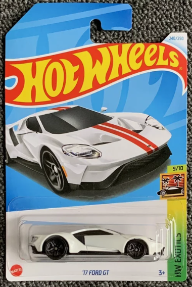 Hot Wheels 2024 #240/250 2020 '17 Ford GT, white