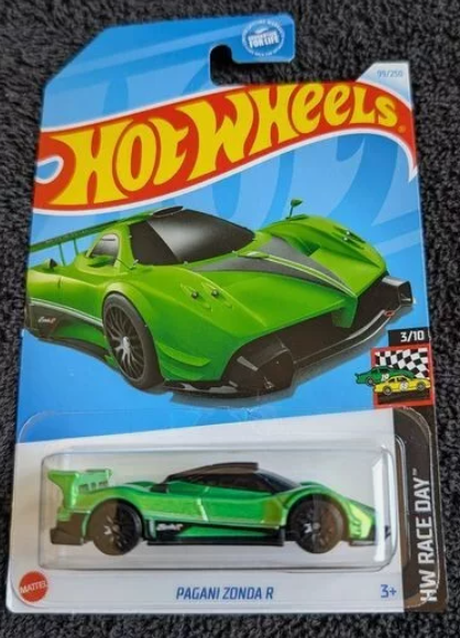 Hot Wheels 2024 #099/250 Pagani Zonda R, KROGER EXCLUSIVE, green