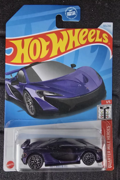 Hot Wheels 2024 #165/250 McLaren P1, KROGER EXCLUSIVE, purple