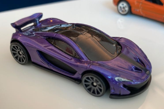 Hot Wheels 2024 #165/250 McLaren P1, KROGER EXCLUSIVE, NEW/LOOSE, purple