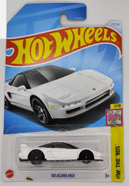 Hot Wheels 2024 #175/250 '90 Acura NSX, white