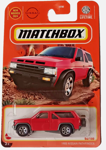 Matchbox 2024 #054/100 1985 Nissan Pathfinder, red