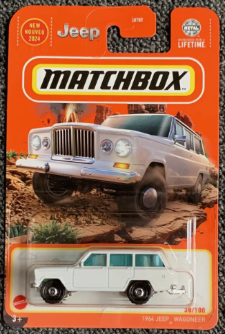 Matchbox 2024 #038/100 1964 Jeep Wagoneer, white