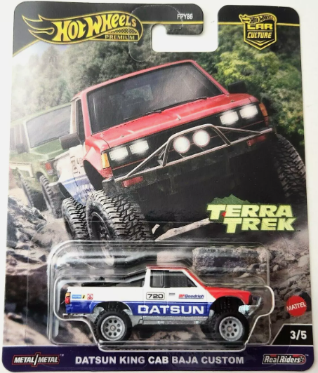 Hot Wheels 2024 Car Culture Terra Trek 3/5 Datsun King CAB Baja Custom