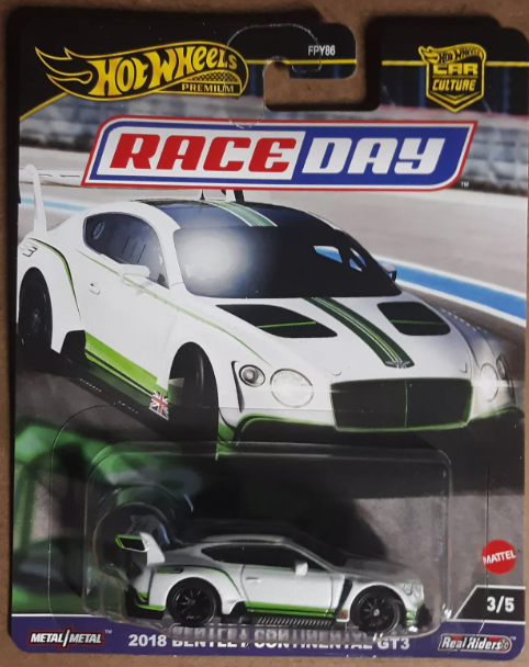 Hot Wheels Race Day 2024 3/5 2018 Bentley Continental GT3