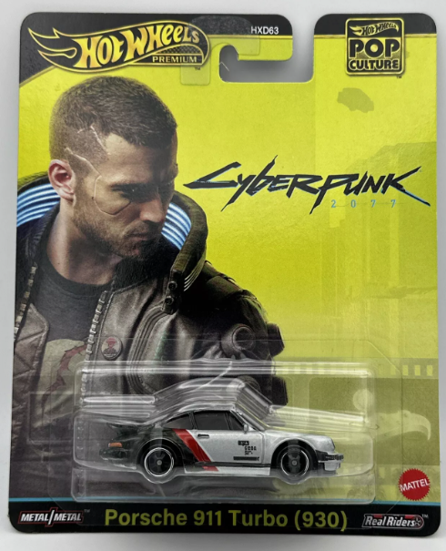 Hot Wheels 2024 Pop Culture Cyber Punk 2077 Porsche 911 Turbo (930)