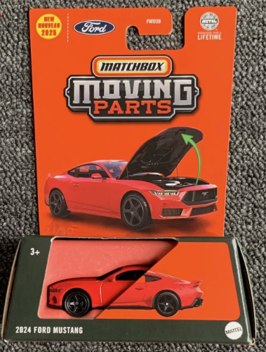 Matchbox 2024 Moving Parts 2024 Ford Mustang, red
