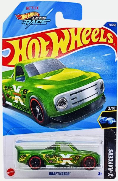 Hot Wheels 2025 #014/250 Draftnator, clear green