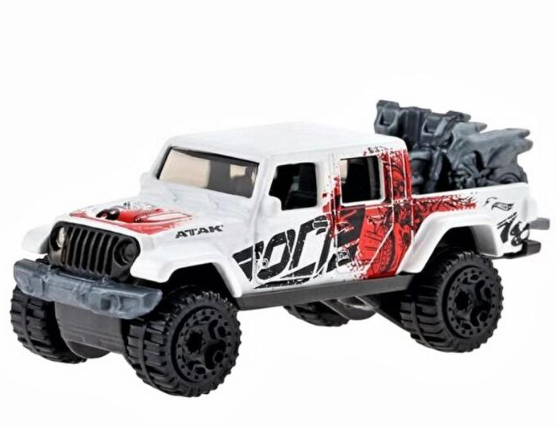 Hot Wheels 2022 #026/250 2020 Jeep Gladiator, NEW/LOOSE, white
