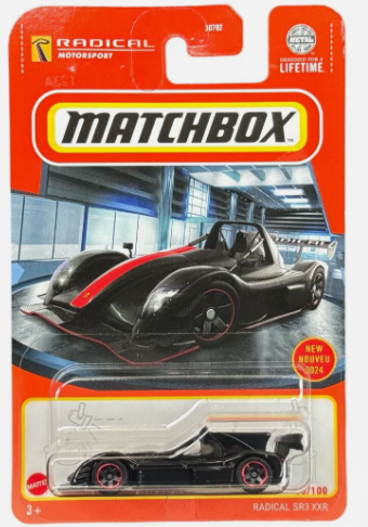 Matchbox 2024 #055/100 Radical SR3 XXR, black