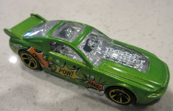 Hot Wheels 2024 Multipack Exclusive, '13 Ford Mustang GT, NEW/LOOSE, light green