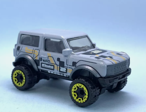Hot Wheels 2025 #020/250 '21 Ford Bronco, NEW/LOOSE, grey