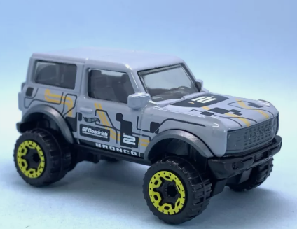 Hot Wheels 2025 #020/250 '21 Ford Bronco, NEW/LOOSE, grey