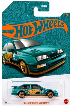 Hot Wheels 2024 Pearl And Chrome 56th Anniversary 1/6 '87 Ford Sierra Cosworth