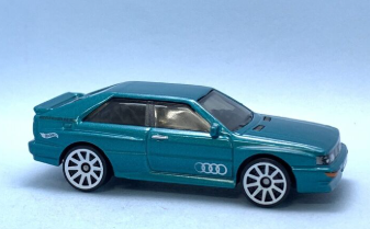 Hot Wheels 2025 #016/250 '87 Audi Quattro, NEW/LOOSE, teal