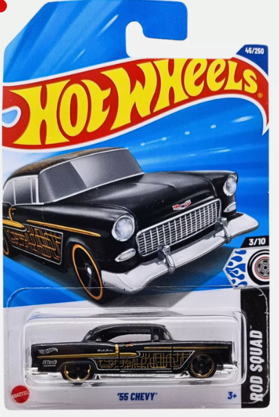 Hot Wheels 2025 #045/250 '55 Chevy, black