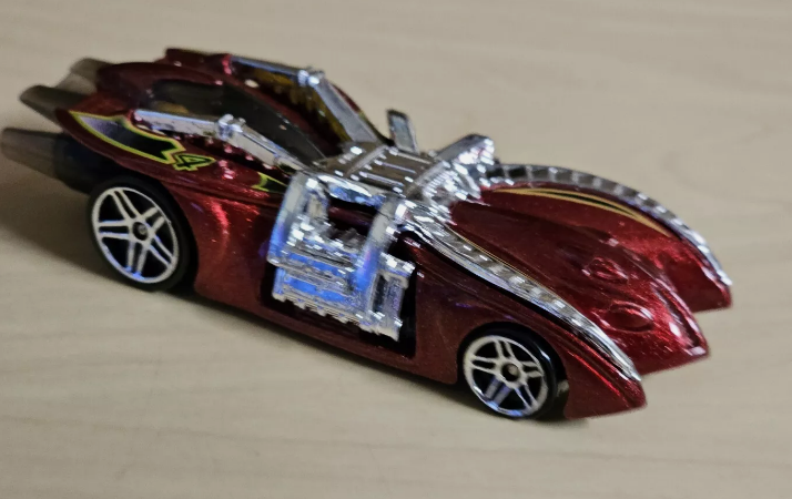 Hot Wheels 2000 First Editions #34/36 Arachnorod, NEW/LOOSE, dark red