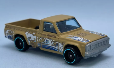 Hot Wheels 2025 #047/250 Mazda REPU, NEW/LOOSE, gold