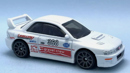Hot Wheels 2024 #244/250 '98 Subaru Impreza 22B-STi Version, NEW/LOOSE, white