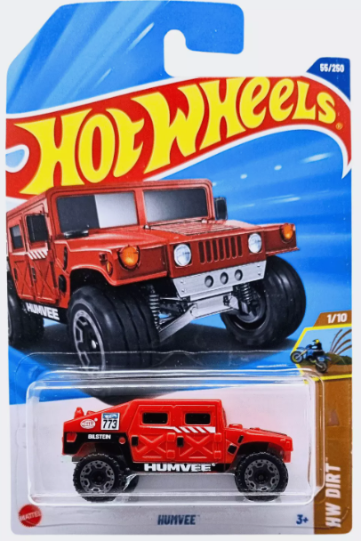 Hot Wheels 2025 #055/250 Humvee, red